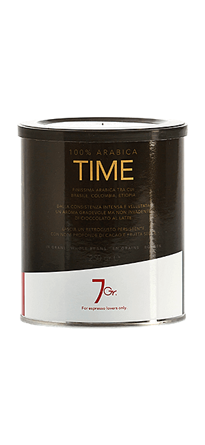 7Gr. Time 100% Arabica 250g Bohnen Dose 7Gr. Time 100% Arabica 250g Bohnen Dose