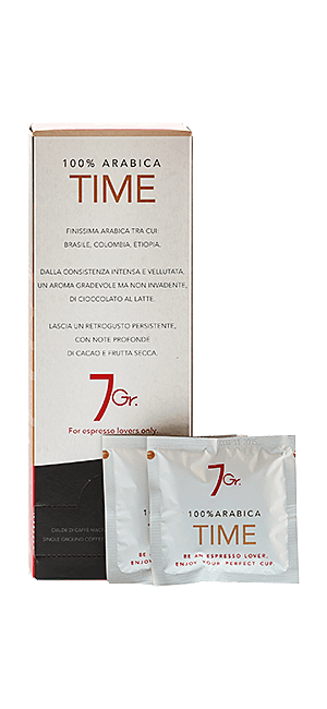 7Gr. Time 100% Arabica Pads 24 Stück 7Gr. Time 100% Arabica Pads 24 Stück