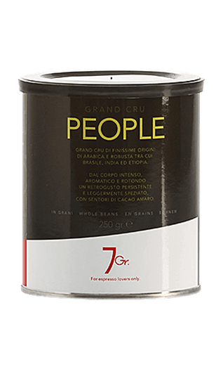 7Gr. Caffe People Grand Cru Bohnen 250g Dose 7Gr. Caffe People Grand Cru Bohnen 250g Dose