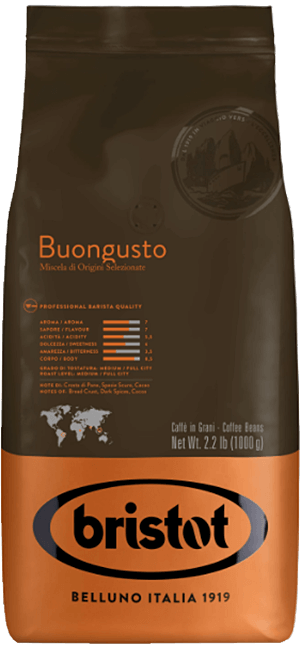 Bristot Buongusto Crema Oro 1kg Bohnen Bristot Buongusto Crema Oro 1kg Bohnen