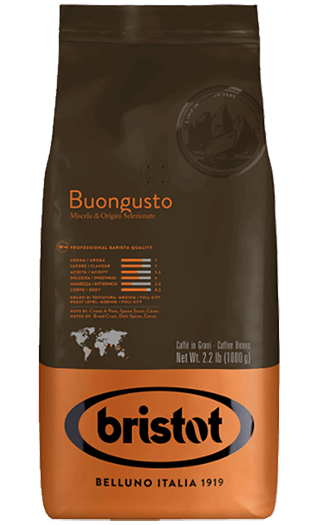Bristot Buongusto Crema Oro Bohnen 1kg Bristot Buongusto Crema Oro Bohnen 1kg