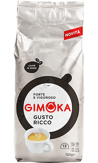 Gimoka Caffe Gusto Ricco 1kg Bohnen