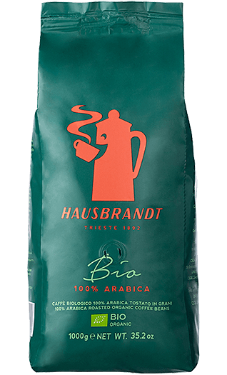 Hausbrandt Caffe Bio 100% Arabica 1kg Bohnen