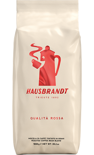 Hausbrandt Kaffee Espresso Qualita Rossa 1kg Bohnen