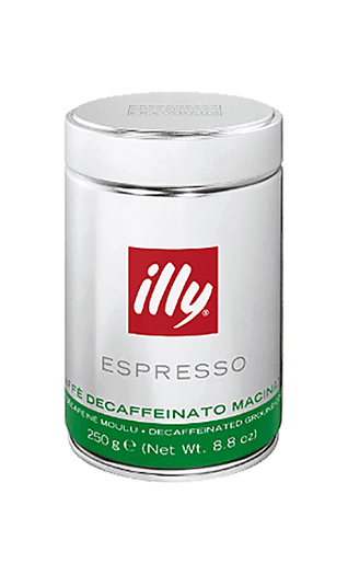 Illy Caffe Decaffeinato gemahlen 250g Dose Illy Caffe Decaffeinato gemahlen 250g Dose
