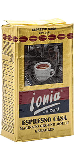 Ionia Espresso Casa gemahlen 250g