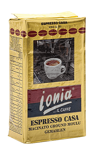 Ionia Caffe Espresso Casa gemahlen 250g