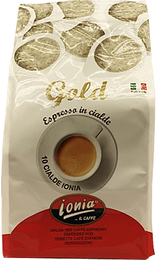 Ionia Caffe Espresso in Cialde Gold E.S.E. Pads 10 Stück Ionia Caffe Espresso in Cialde Gold E.S.E. Pads 10 Stück