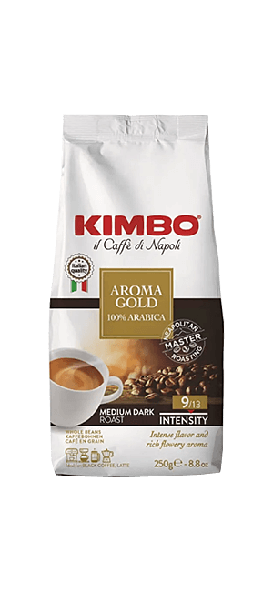 Kimbo Aroma Gold 100% Arabica 250g Bohnen