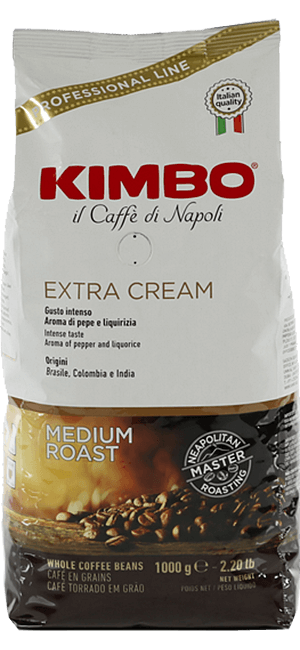 Kimbo Extra Cream 1kg Bohnen