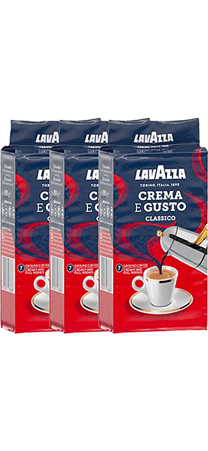 Lavazza Crema E Gusto gemahlen 3 x 250g Lavazza Crema E Gusto gemahlen 3 x 250g