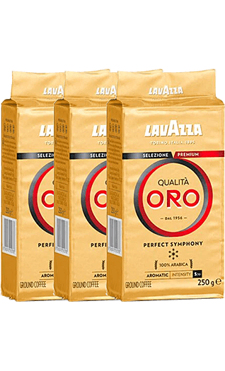 Lavazza Caffe Qualita Oro gemahlen 3 x 250g Lavazza Caffe Qualita Oro gemahlen 3 x 250g