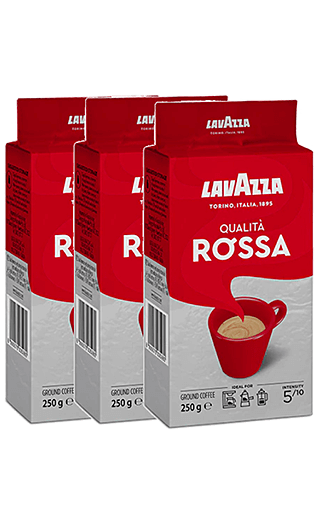 Lavazza Caffe Qualita Rossa gemahlen 3 x 225g Lavazza Caffe Qualita Rossa gemahlen 3 x 225g
