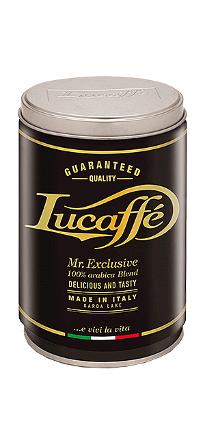 Lucaffe Mr. Exclusive 100% Arabica gemahlen 250g Dose