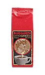 Manaresi Kaffee Espresso Rosso 250g Bohnen