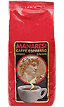 Manaresi Kaffee Espresso Rosso 1kg Bohnen
