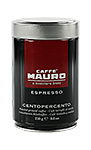 Mauro Kaffee Espresso Centopercento gemahlen 250g Dose