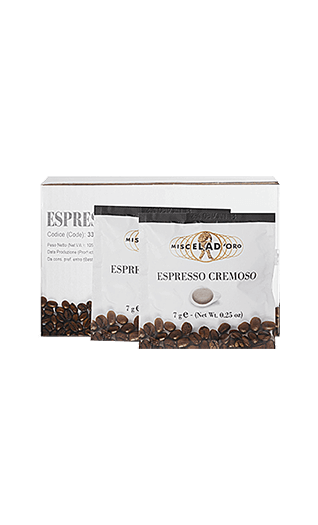 Miscela d'Oro Kaffee Espresso - Cremoso Pads 150 Stück Miscela d'Oro Kaffee Espresso - Cremoso Pads 150 Stück