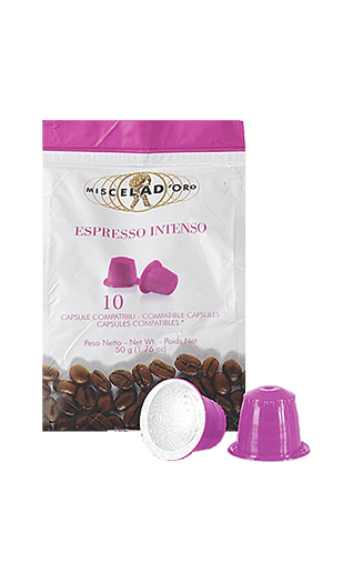 Miscela d'Oro Kaffee Espresso - Intenso Kapseln 10 Stück Miscela d'Oro Kaffee Espresso - Intenso Kapseln 10 Stück
