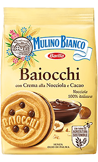 Mulino Bianco Gebäck Baiocchi Crema alla Nocciola 260g