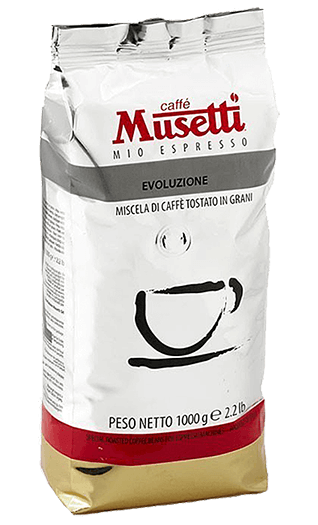 Musetti Caffe Evoluzione Bohnen 1kg