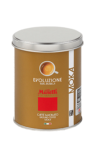 Musetti Caffe Evoluzione gemahlen 250g Dose Musetti Caffe Evoluzione gemahlen 250g Dose