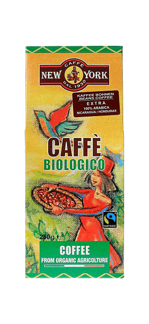 New York Biologico 100% Arabica Bohnen 250g
