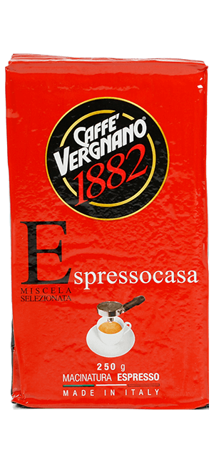 Vergnano Espresso Casa gemahlen 250g Vergnano Espresso Casa gemahlen 250g