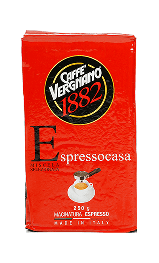 Vergnano Espresso Casa gemahlen 250g
