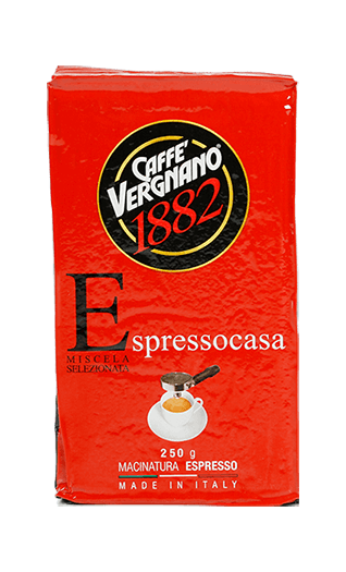 Vergnano Caffe Espresso Casa gemahlen 250g Vergnano Caffe Espresso Casa gemahlen 250g