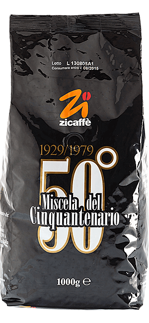 Zicaffe Cinquantenario 50° 1kg Bohnen