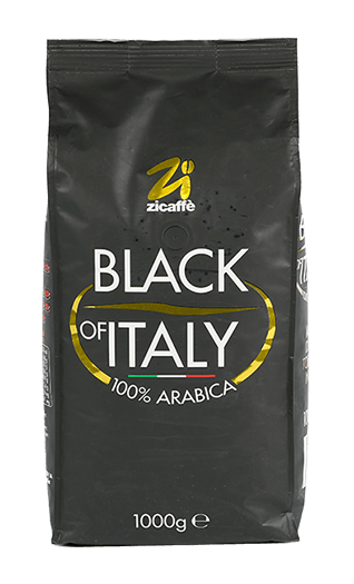 Zicaffè Black of Italy 100% Arabica Bohnen 1kg