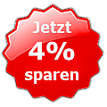 Jetzt 4% billiger Jetzt 4% sparen